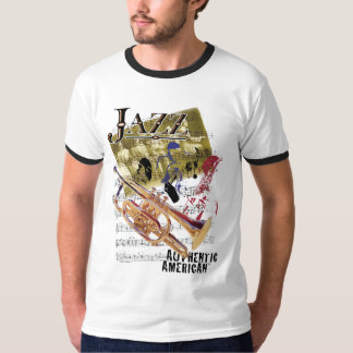 Authentischer amerikanischer Jazz-Kunst-T - Shirt