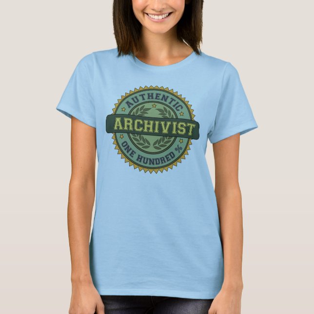 Authentischer Archivar T-Shirt (Vorderseite)