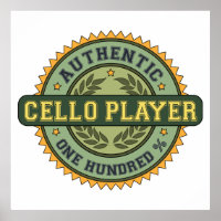 Authentischer Cello Player