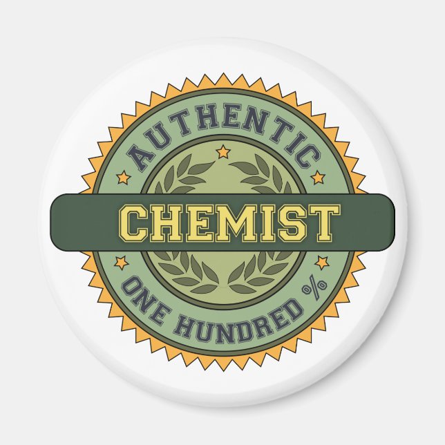 Authentischer Chemist Magnet (Vorne)