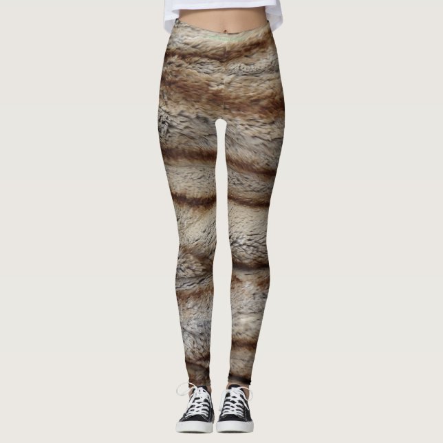 AUTHENTISCHER CHINCHILLA-PELZ 2 LEGGINGS (Vorderseite)
