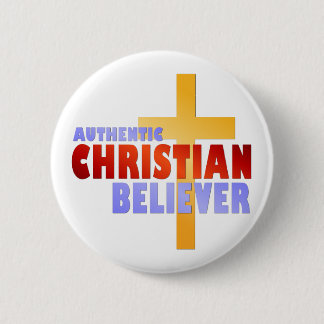 Authentischer christlicher Gläubiger Button