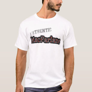 Authentischer Clan MacFarlane Tartan-Namen-Entwurf T-Shirt