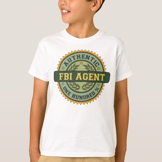 Authentischer FBI-Agent T-Shirt (Vorderseite)