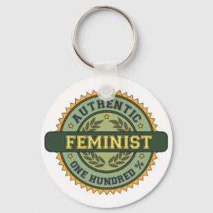 Authentischer Feminist Schlüsselanhänger
