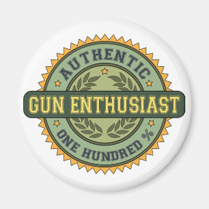 Authentischer Gewehr-Enthusiast Magnet