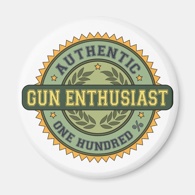 Authentischer Gun-Enthusiast Magnet (Vorne)