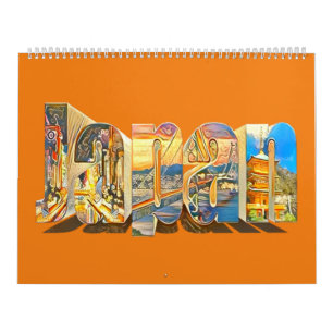 Authentischer japanischer Retro-Vintage-Stil   Kalender