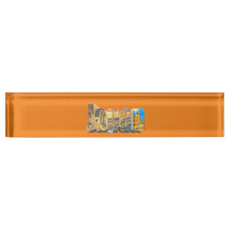 Authentischer japanischer Retro-Vintager Stil Namensplakette