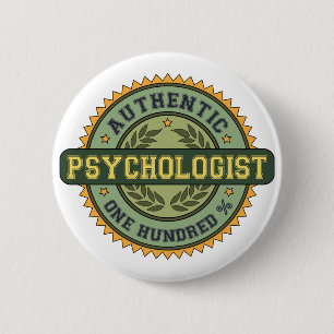 Authentischer Psychologe Button