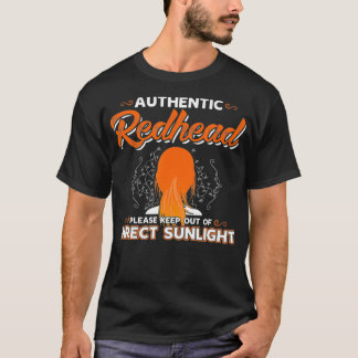 Authentischer Redhead Behielt Out of Sunlight Ging T-Shirt