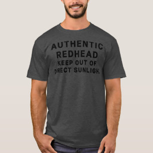 Authentischer Rotkopf Behielt aus direktem Sonnenl T-Shirt