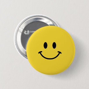 Authentischer Smiley Button