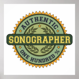 Authentischer Sonographe Poster