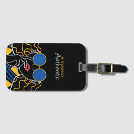 Authentischer Tag Gepäckanhänger