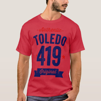 Authentischer Toledo 419 Bereichscode T-Shirt