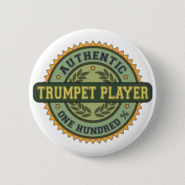 Authentischer Trompeter Button (Vorderseite)