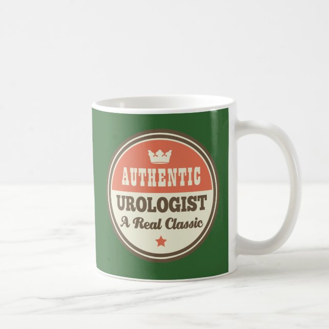 Authentischer Urologe ein wirklicher Klassiker Tasse (Rechts)