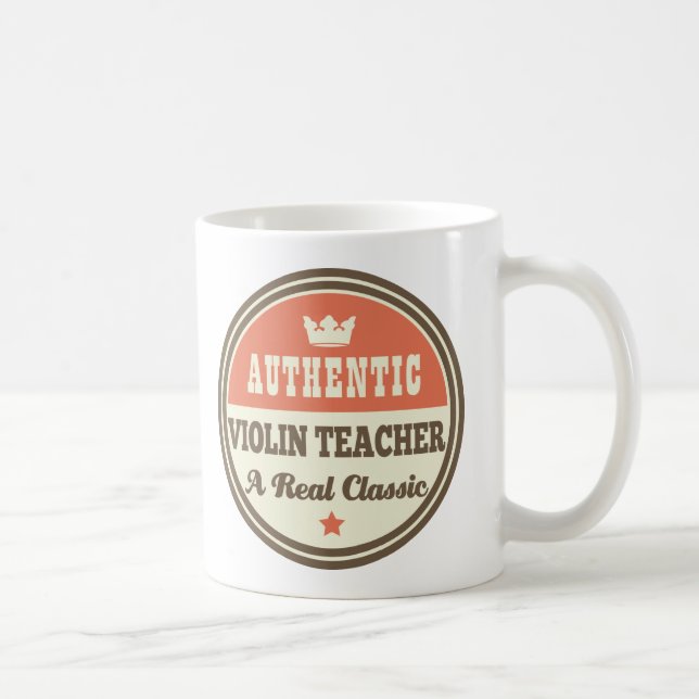 Authentischer Violinen-Lehrer-Vintage Tasse (Rechts)