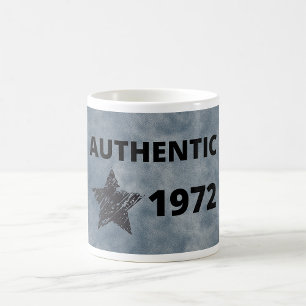Authentisches 1972 Vintages Star Retro-Geburtstags Kaffeetasse