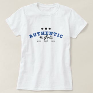 "Authentisches 4c Girlie" 4c Haar-Schätzungs-T-Shi T-Shirt