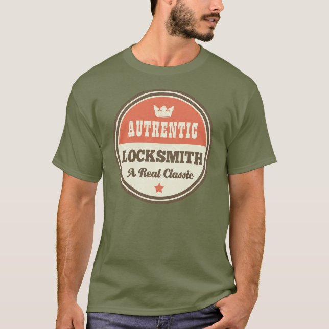 Authentisches Bauschlosser-(lustiges) Geschenk T-Shirt (Vorderseite)