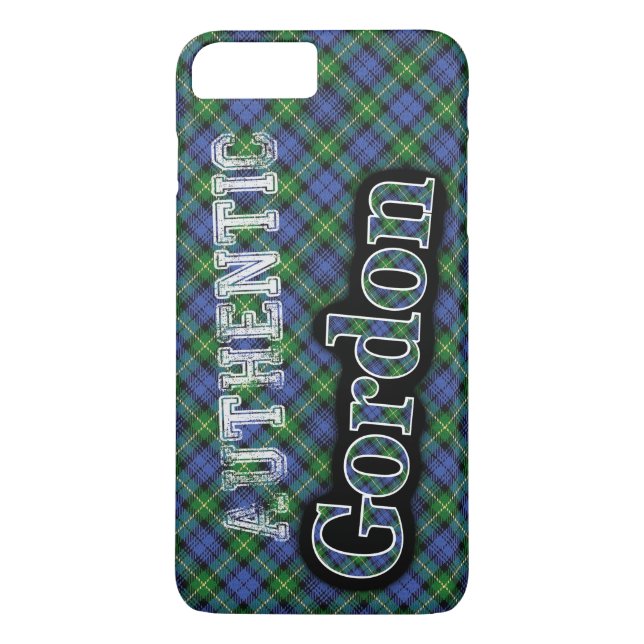Authentisches Clan Gordon Scottish Tartan Design Case-Mate iPhone Hülle (Rückseite)