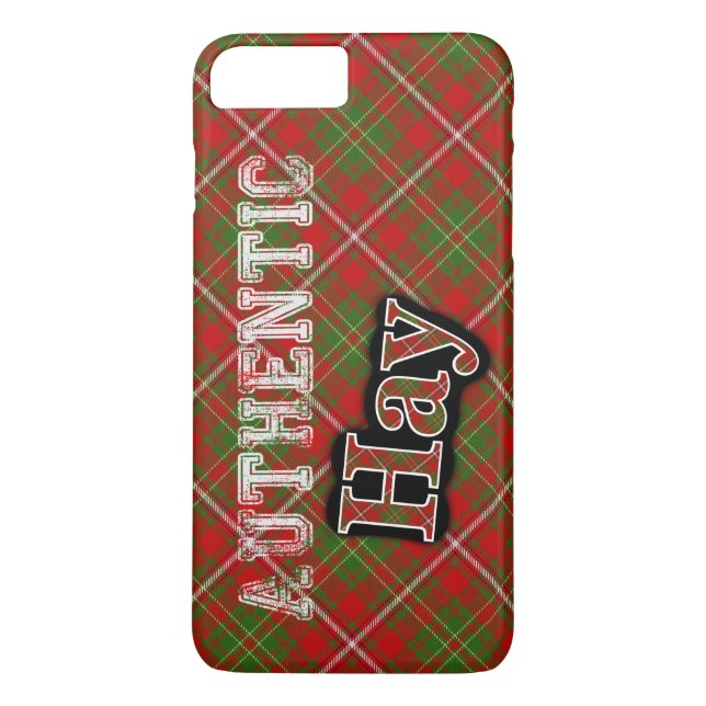 Authentisches Clan Hay Scottish Tartan Design Case-Mate iPhone Hülle (Rückseite)