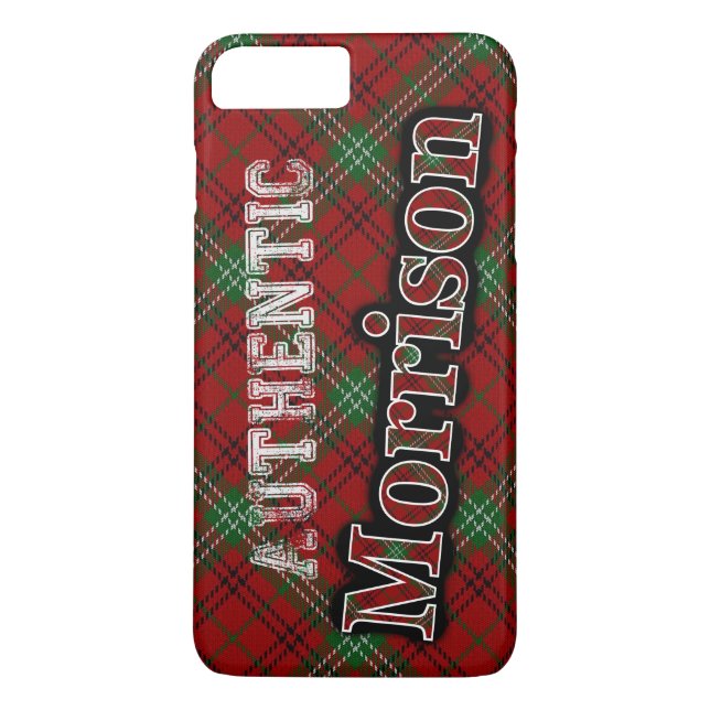 Authentisches Clan Morrison Scottish Tartan Design Case-Mate iPhone Hülle (Rückseite)