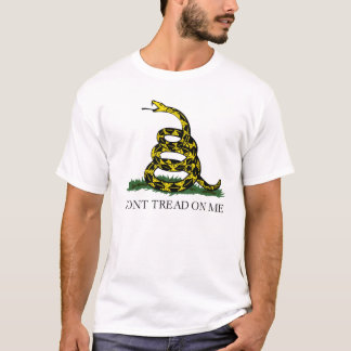 Authentisches Gadsden treten nicht auf mir Flagge T-Shirt