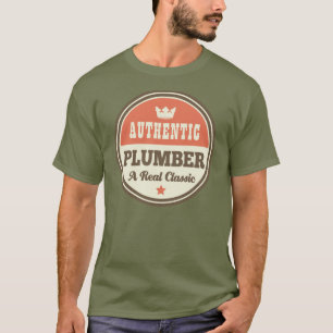 Authentisches Klempner-(lustiges) Geschenk T-Shirt