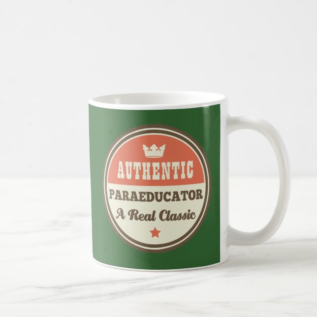 Authentisches Paraeducator ein wirklicher Tasse (Rechts)
