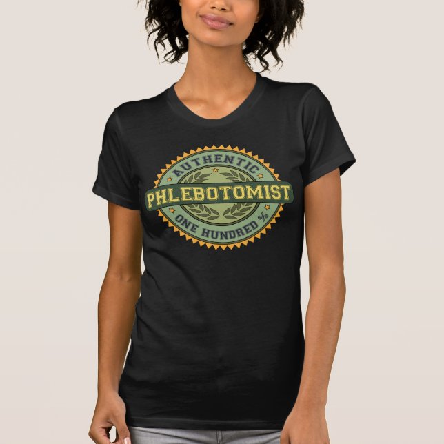 Authentisches Phlebotomist T-Shirt (Vorderseite)