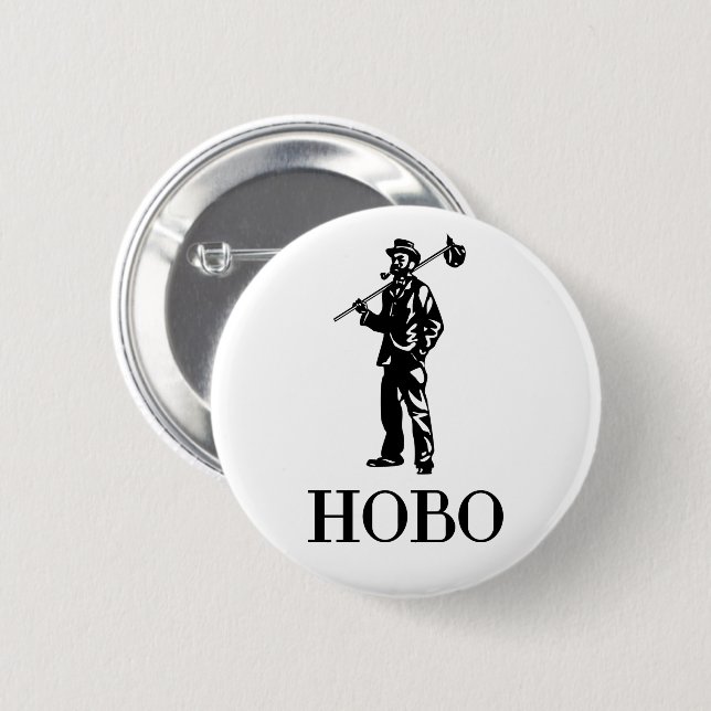 Authentisches Premium-Design des HOBO Button (Vorne & Hinten)