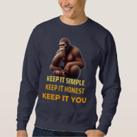 Authentisches Selbst-T-Shirt: Einfachheit, Ehrlich