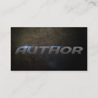 Author Business Card Visitenkarte