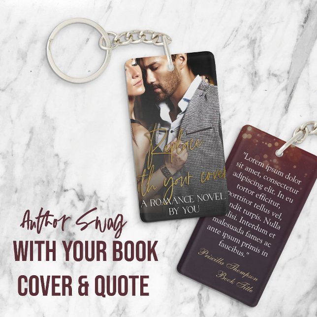 Author Swag Romance Book Cover & Quote Schlüsselanhänger (Von Creator hochgeladen)