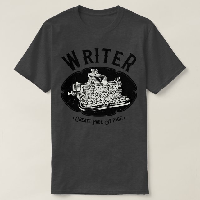 Author Vintag Writer T-Shirt (Design vorne)