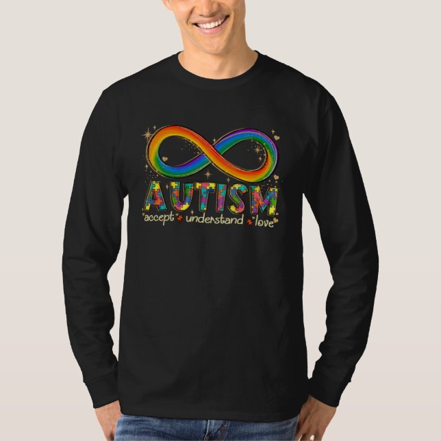 Autism  Accept Understand Love It s Ok Be Differen T-Shirt (Vorderseite)