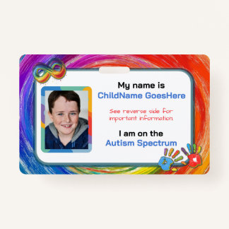 Autism Assistance Identification Card Ausweis