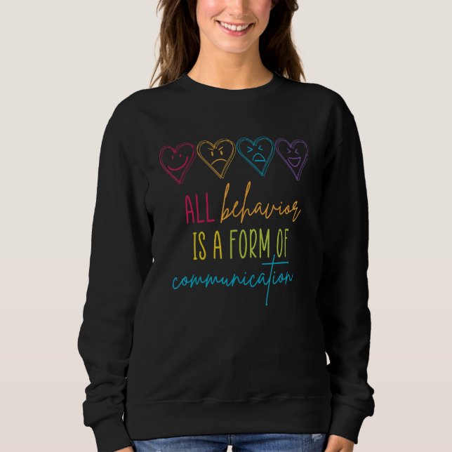 Autism Awareness Acceptance Neurodiversity Gifts W Sweatshirt (Vorderseite)