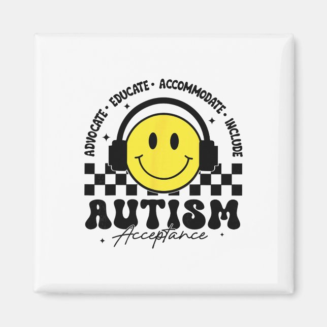 Autism Awareness Acceptance Special Education Teac Magnet (Vorne)