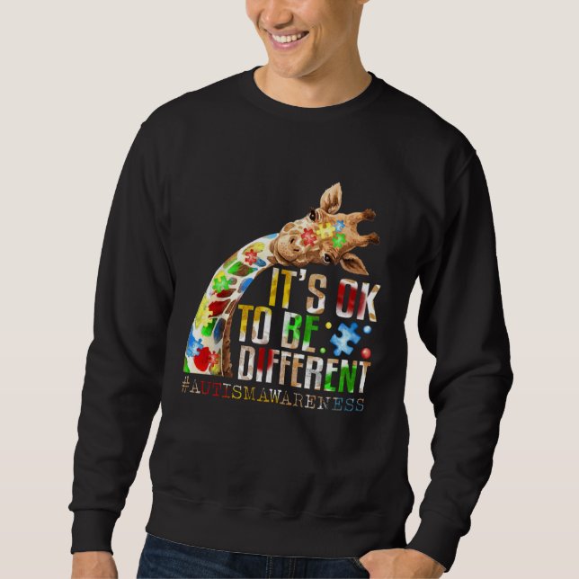 Autism Awareness Acceptance Women Kid Its Ok To Be Sweatshirt (Vorderseite)