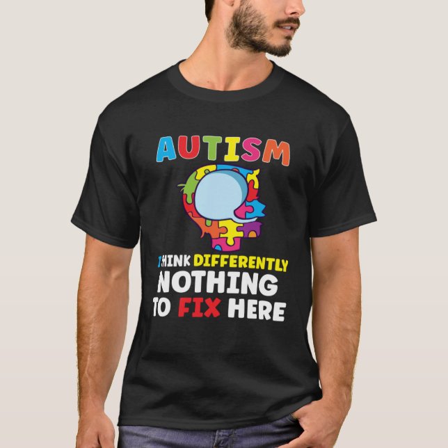 Autism Awareness Autism Disease Autistic T-Shirt (Vorderseite)