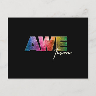 Autism Awareness Autism Spectrum Neurodiverse Spac Postkarte