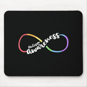 Autism Awareness Autistic Acceptance Rainbow Infin Mousepad