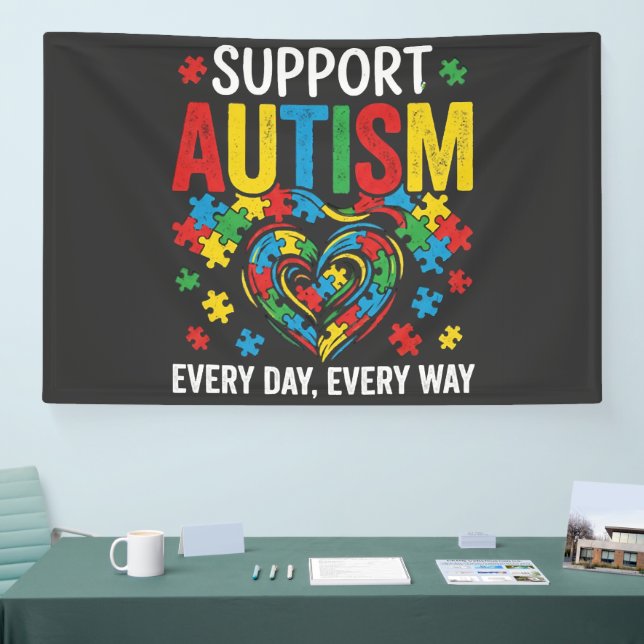 Autism awareness banner (Messe)