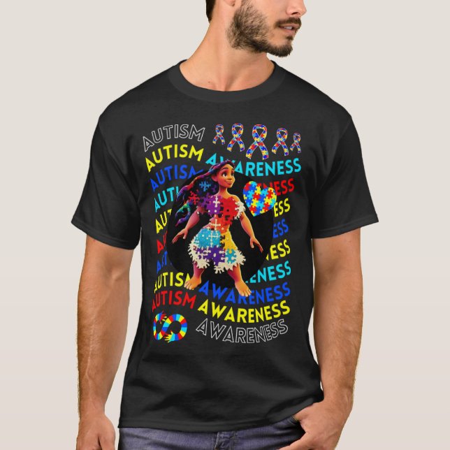Autism Awareness Childrens Navigating Autism Autis T-Shirt (Vorderseite)
