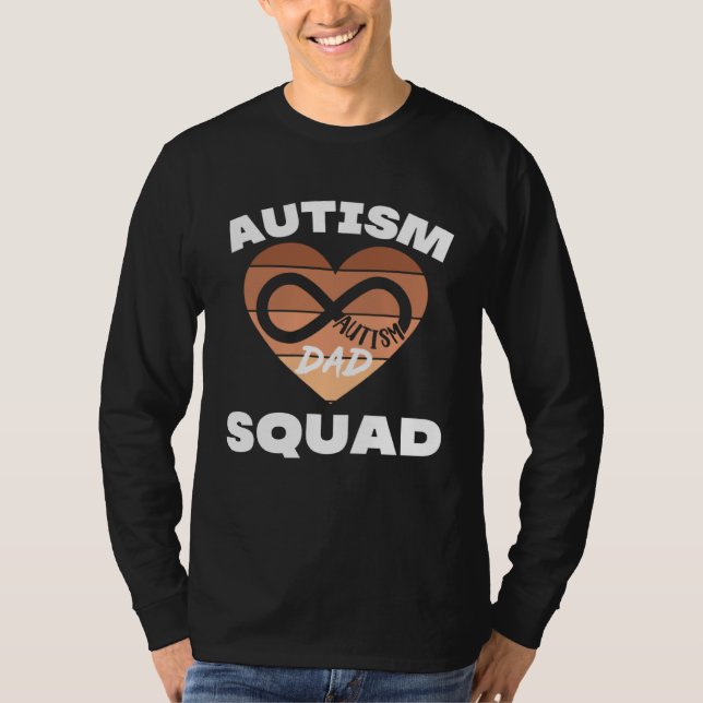 Autism Awareness Dad Of Autistic Son Kids Autism D T-Shirt (Vorderseite)