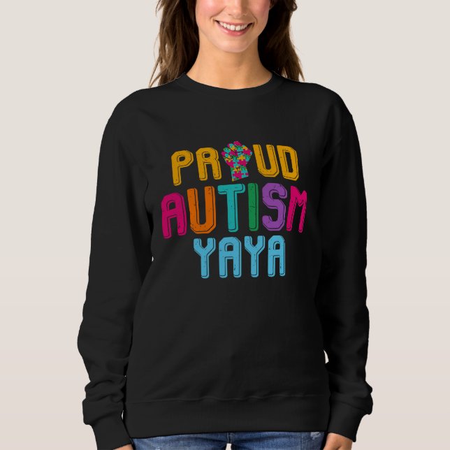 Autism Awareness Day Matching Family Proud Autism  Sweatshirt (Vorderseite)